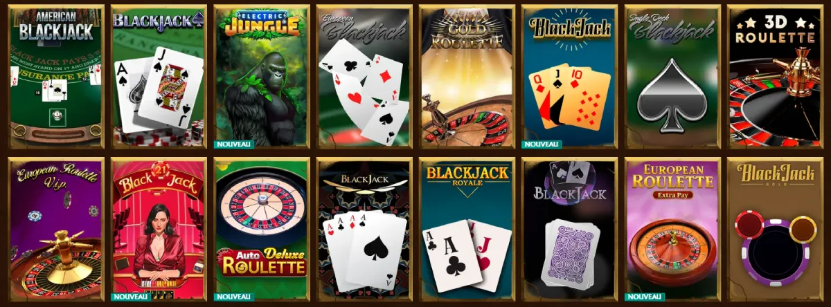 amunra casino jeux de table